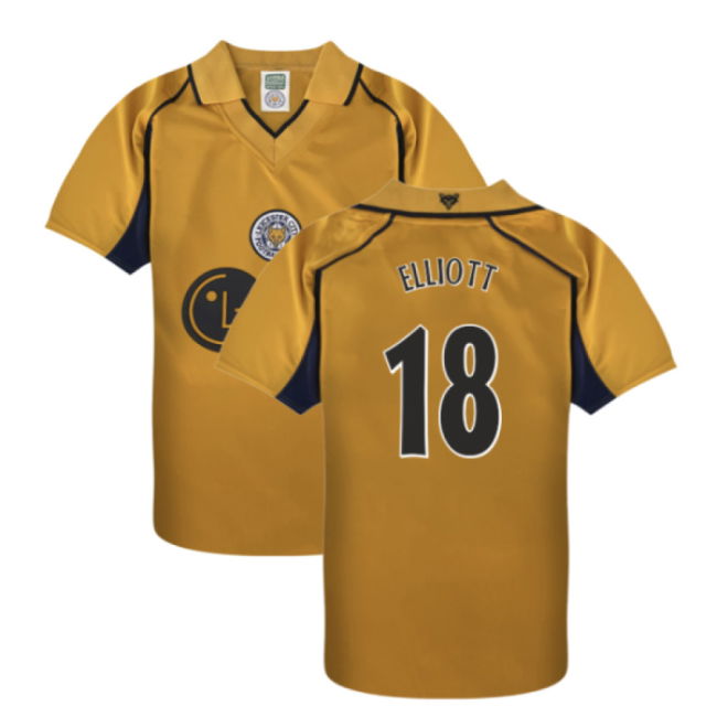 Leicester City 2002 Away Retro Shirt (Elliott 18)