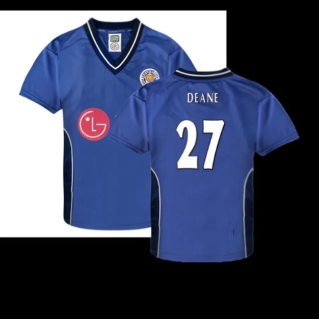 Leicester City 2002 Home Retro Shirt (Deane 27)