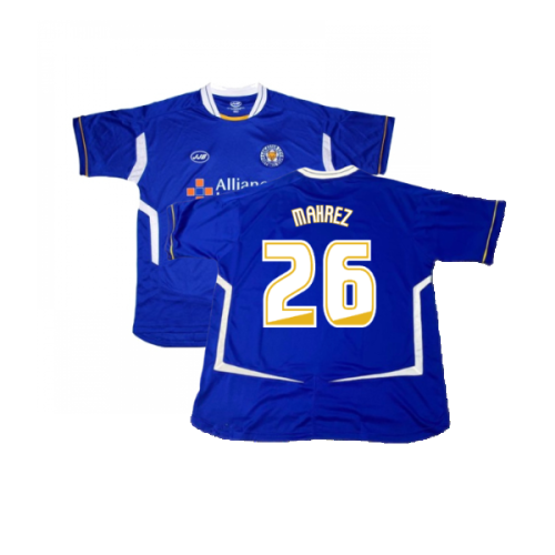 Leicester City 2005-06 Home Shirt ((Good) XXL) (Mahrez 26)