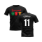 Liverpool 2000-2001 Retro Shirt T-shirt - Text (Black) (Redknapp 11)