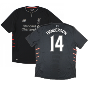 Liverpool 2016-17 Away Shirt ((Excellent) XXL) (Henderson 14)