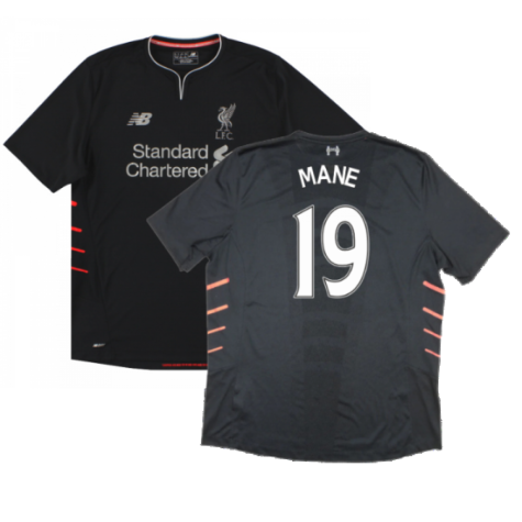 Liverpool 2016-17 Away Shirt ((Excellent) XXL) (Mane 19)