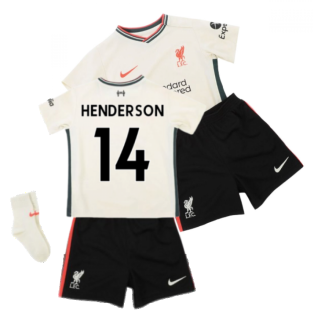 Liverpool 2021-2022 Away Baby Kit (HENDERSON 14)