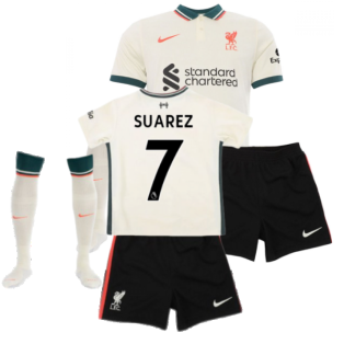 Liverpool 2021-2022 Away Little Boys Mini Kit (SUAREZ 7)