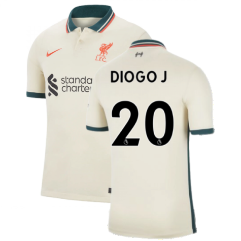 Liverpool 2021-2022 Away Shirt (DIOGO J 20)