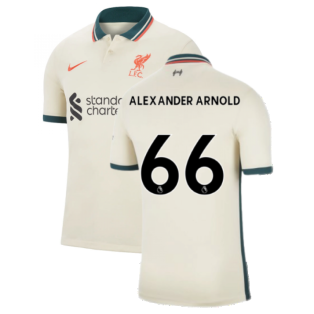 Liverpool 2021-2022 Away Shirt (Kids) (ALEXANDER ARNOLD 66)