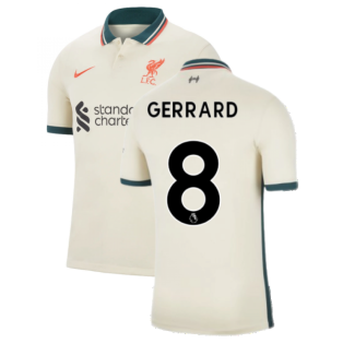 Liverpool 2021-2022 Away Shirt (Kids) (GERRARD 8)