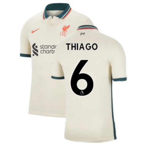 Liverpool 2021-2022 Away Shirt (Kids) (THIAGO 6)