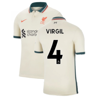 Liverpool 2021-2022 Away Shirt (Kids) (VIRGIL 4)