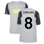 Liverpool 2021-2022 CL Training Shirt (Wolf Grey) - Kids (GERRARD 8)