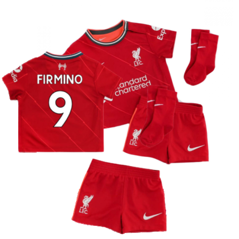 Liverpool 2021-2022 Home Baby Kit (FIRMINO 9)