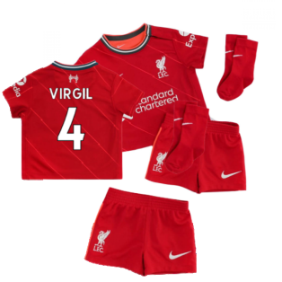 Liverpool 2021-2022 Home Baby Kit (VIRGIL 4)