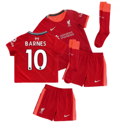 Liverpool 2021-2022 Home Little Boys Mini Kit (BARNES 10)