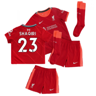 Liverpool 2021-2022 Home Little Boys Mini Kit (SHAQIRI 23)