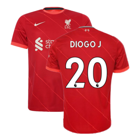 Liverpool 2021-2022 Home Shirt (DIOGO J 20)
