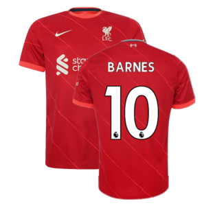 Liverpool 2021-2022 Home Shirt (Kids) (BARNES 10)