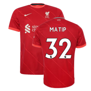 Liverpool 2021-2022 Home Shirt (Kids) (MATIP 32)