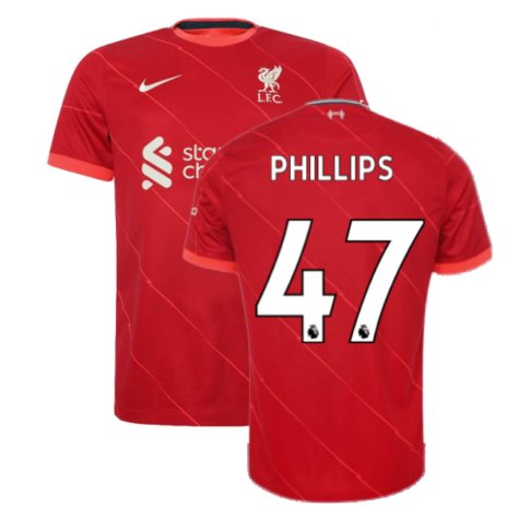 Liverpool 2021-2022 Home Shirt (Kids) (PHILLIPS 47)