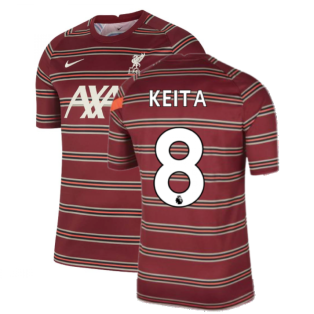 Liverpool 2021-2022 Pre-Match Training Shirt (Red) - Kids (KEITA 8)