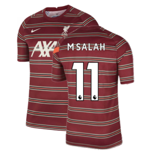 Liverpool 2021-2022 Pre-Match Training Shirt (Red) - Kids (M SALAH 11)