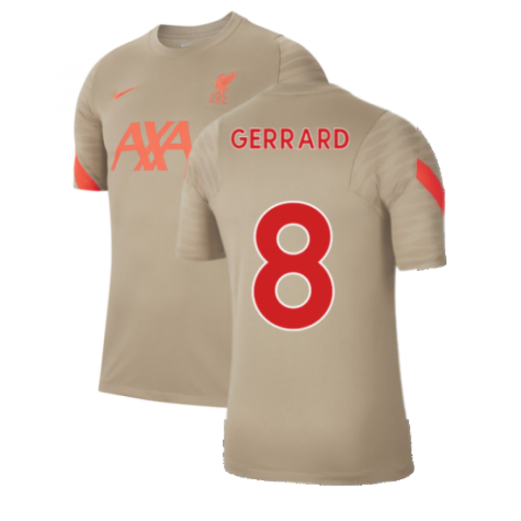 Liverpool 2021-2022 Training Shirt (Mystic Stone) (GERRARD 8)