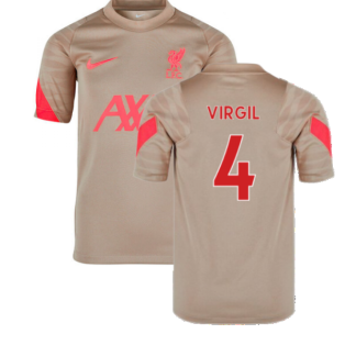 Liverpool 2021-2022 Training Shirt (Mystic Stone) - Kids (VIRGIL 4)