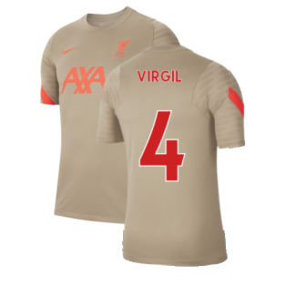 Liverpool 2021-2022 Training Shirt (Mystic Stone) (VIRGIL 4)