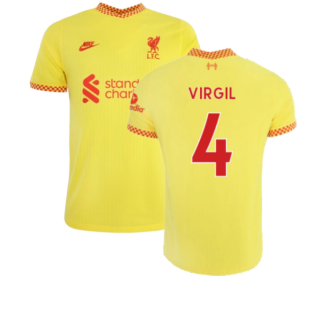 Liverpool 2021-2022 Vapor 3rd Shirt (VIRGIL 4)