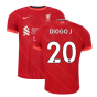 Liverpool 2021-2022 Vapor Home Shirt (DIOGO J 20)