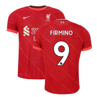 Liverpool 2021-2022 Vapor Home Shirt (FIRMINO 9)