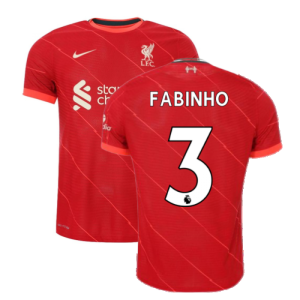 Liverpool 2021-2022 Vapor Home Shirt (Kids) (FABINHO 3)