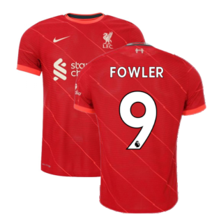 Liverpool 2021-2022 Vapor Home Shirt (Kids) (FOWLER 9)