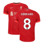 Liverpool 2021-2022 Vapor Home Shirt (Kids) (GERRARD 8)