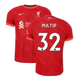 Liverpool 2021-2022 Vapor Home Shirt (Kids) (MATIP 32)