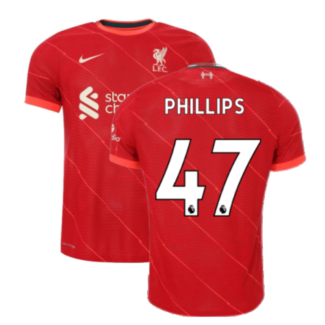 Liverpool 2021-2022 Vapor Home Shirt (Kids) (PHILLIPS 47)