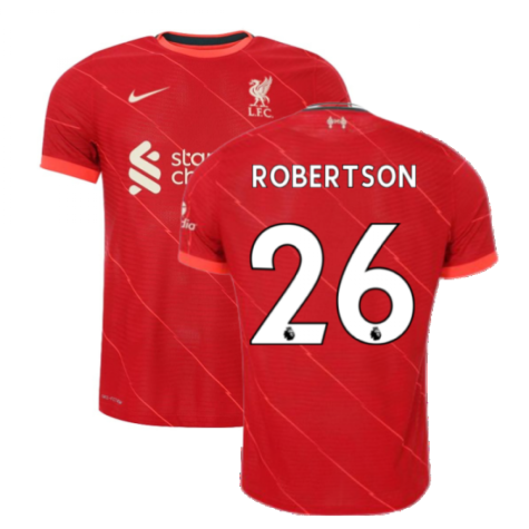 Liverpool 2021-2022 Vapor Home Shirt (Kids) (ROBERTSON 26)