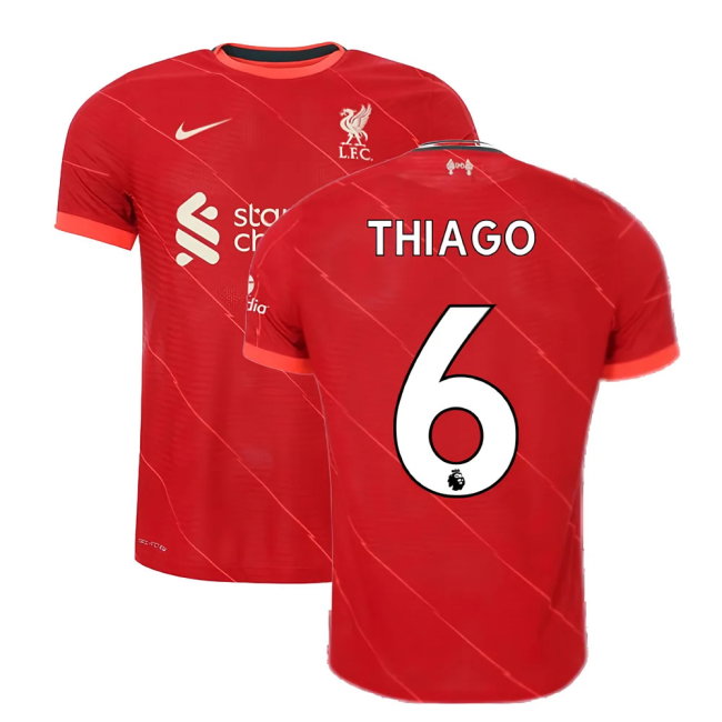 Liverpool 2021-2022 Vapor Home Shirt (Kids) (THIAGO 6)
