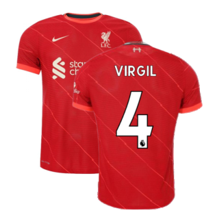 Liverpool 2021-2022 Vapor Home Shirt (Kids) (VIRGIL 4)