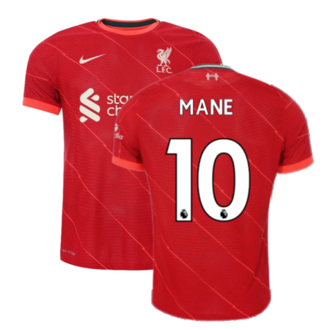 Liverpool 2021-2022 Vapor Home Shirt (MANE 10)