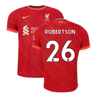 Liverpool 2021-2022 Vapor Home Shirt (ROBERTSON 26)