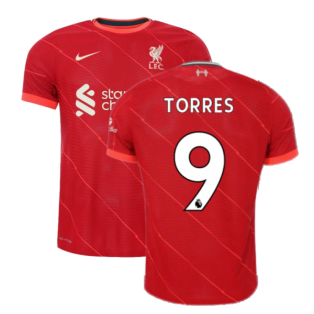 Liverpool 2021-2022 Vapor Home Shirt (TORRES 9)