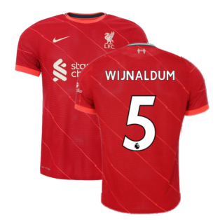Liverpool 2021-2022 Vapor Home Shirt (WIJNALDUM 5)