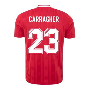 Liverpool FC 1988-89 Candy Home Shirt (CARRAGHER 23)