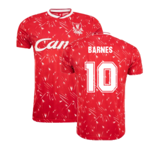 Liverpool FC 1990 Retro Football Shirt (BARNES 10)