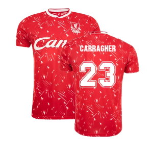 Liverpool FC 1990 Retro Football Shirt (CARRAGHER 23)