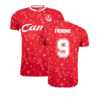 Liverpool FC 1990 Retro Football Shirt (FIRMINO 9)