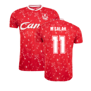 Liverpool FC 1990 Retro Football Shirt (M SALAH 11)