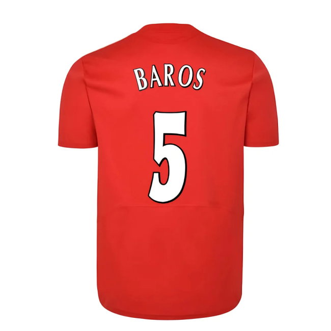 Liverpool FC 2005 Istanbul Home Shirt (Baros 5)