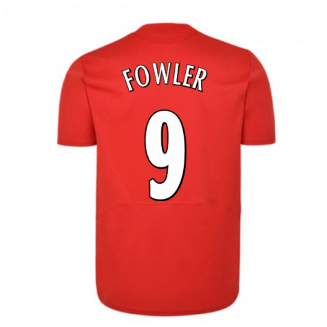 Liverpool FC 2005 Istanbul Home Shirt (FOWLER 9)