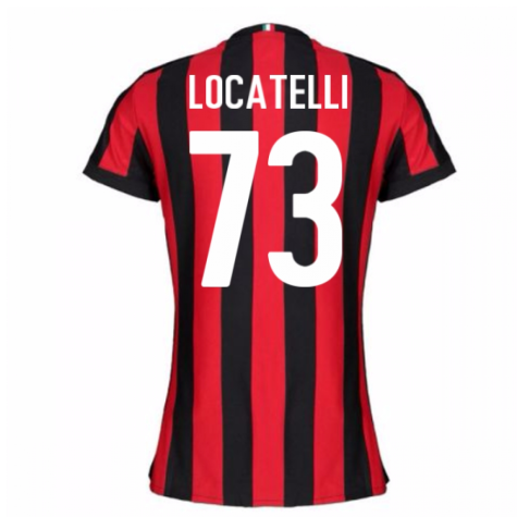 2017-2018 AC Milan Womens Home Shirt (Locatelli 73)
